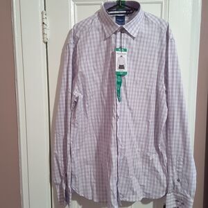 Men's Lavender Performance Cotton Dress Shirt